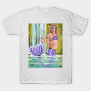 Mermaid's Lagoon by Renee Lavoie T-Shirt